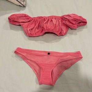 Lisa Marie fernandez off the shoulder bikini